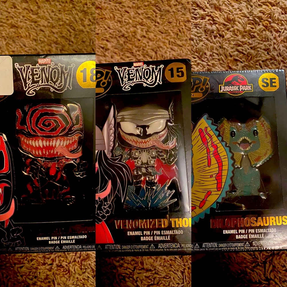 New Funko Pop pins